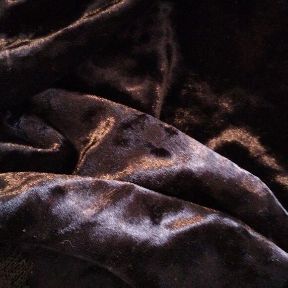 Divided Crushed Velvet Dress - Picture 10 of 10